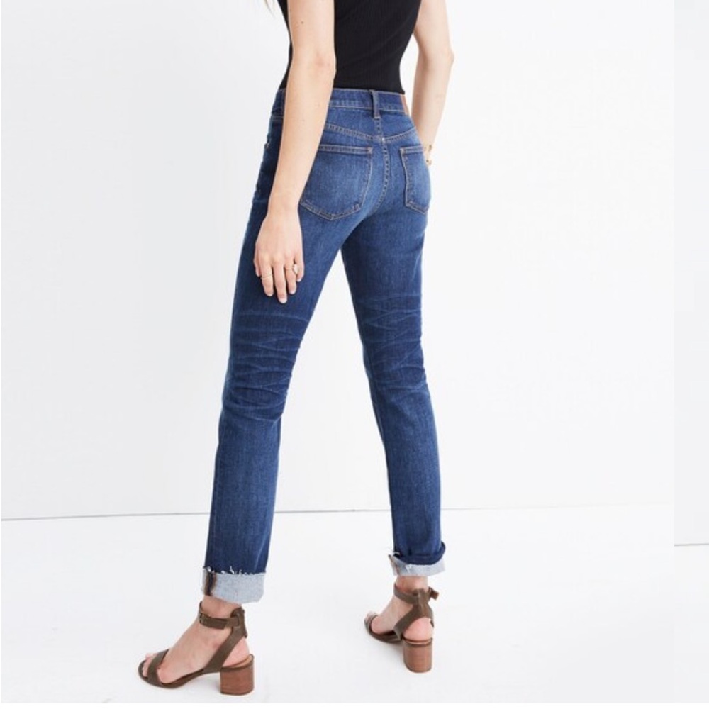 Madewell Slim Boyfriend with Raw Hem Size 24 - Picture 2 of 8